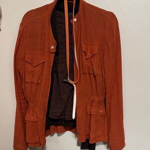 Women’s ANTONIO FUSCO  burnt orange 🍊 Jacket